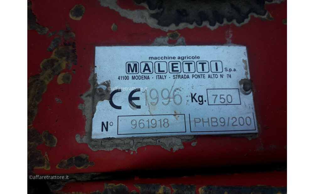 Vrtavkasta brana MALETTI PH9 200 - 2