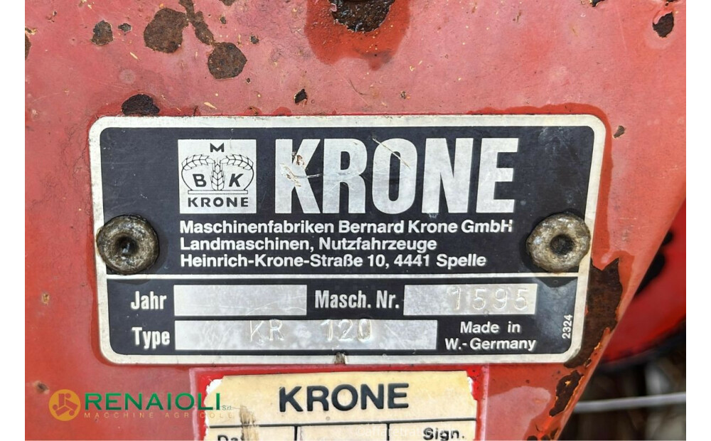 Krone BALIRKARKA ZA OKROGLE KOMORE KR 120 KRONE (DM8400) Rabljena - 6