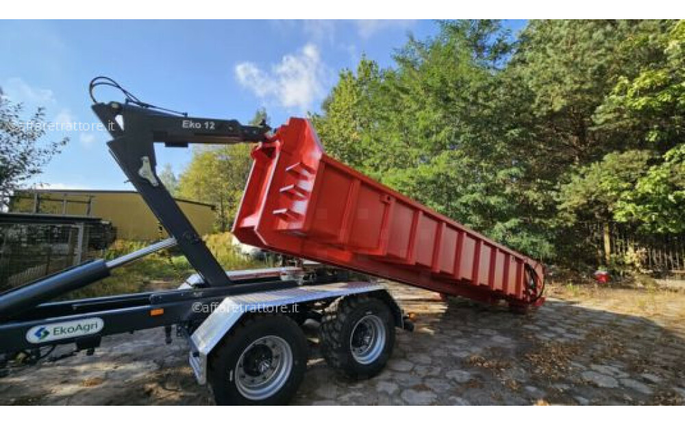 EkoAgri Hakenliftanhänger / Hooklift trailer / Remorque porte caisson / Hooklift trailer 12 t Novo - 1