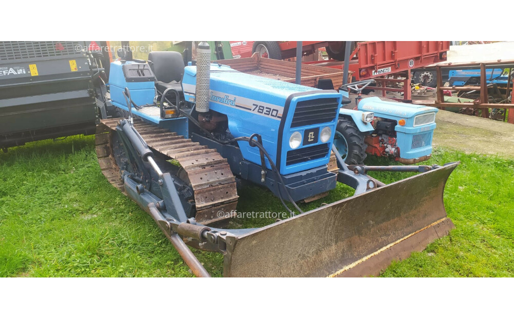 Traktor goseničar Landini C 7830 Rabljen z buldožerjem - 7