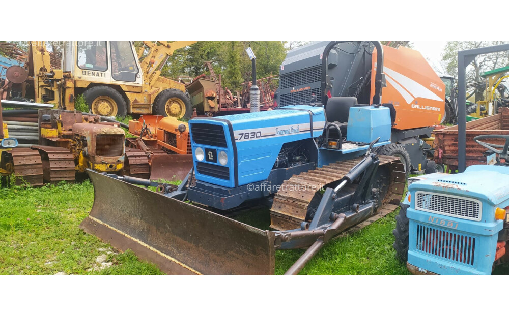 Traktor goseničar Landini C 7830 Rabljen z buldožerjem - 1