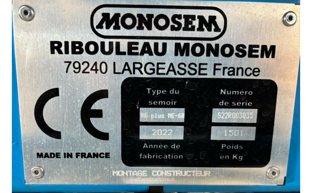 Monosem NG PLUS 6F EXTEND LIGHT Sejalnica z električnim mikrogranulatorjem - 5