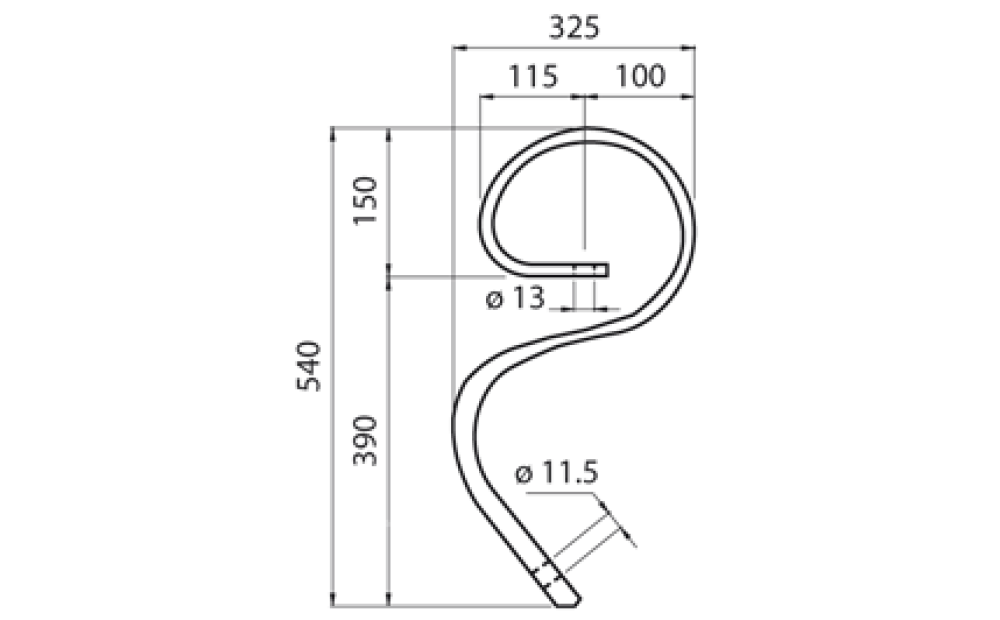 Molla per vibrocoltivatore 32x10 - 2