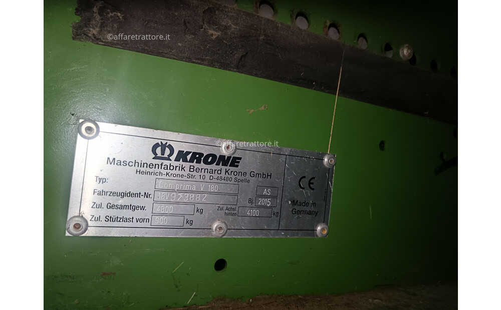 Krone Comprima V 180 XC Rabljeno - 7