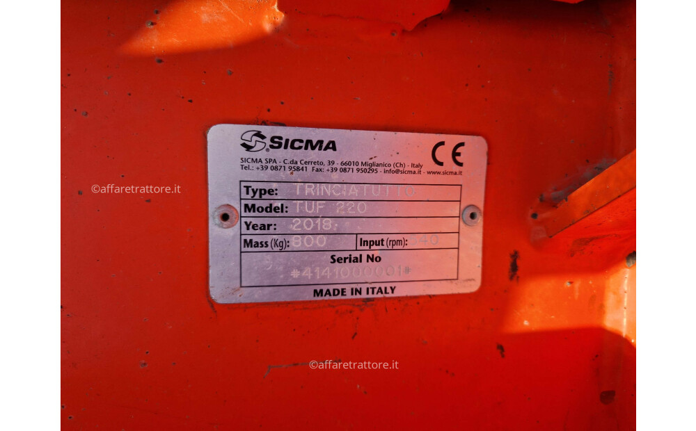 Sicma TUF 220 TRINCIATUTTO Rabljeno - 2