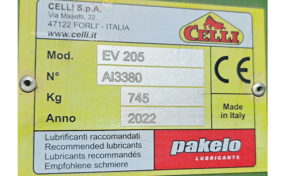 Celli EV 205 Novo - 2