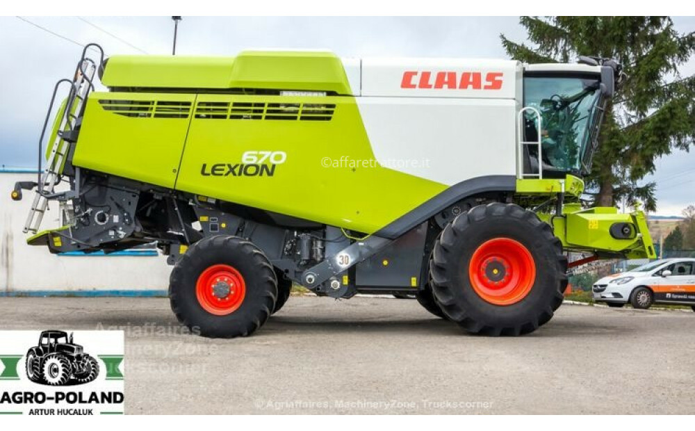 Claas LEXION 670 - ANNO 2019 - 4X4 - 1255 h - 3D + VARIO 770 - LASER PILOT Rabljeno - 9