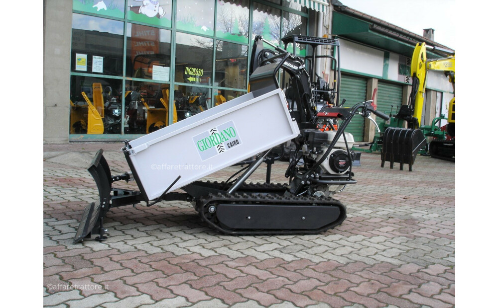 GIOR  600 Motocarriola Cingolata Honda Cassone Agricolo con Lama Neve - Ribaltamento Idraulico - Portello Anteriore BasculanteNuovo - 9