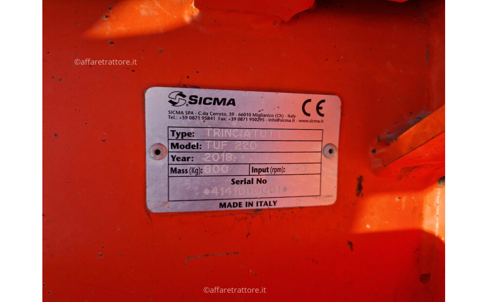 Sicma TUF 220 TRINCIATUTTO Rabljeno - 2