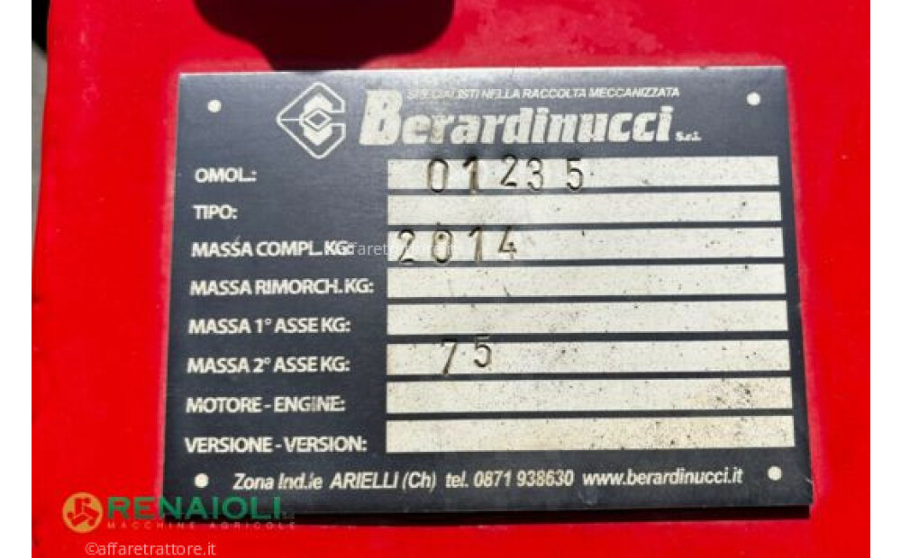 BERARDINUCCI SAMOHODNI SHAKER PUMA BERARDINUCCI (TE9654) 2014 Rabljen - 9