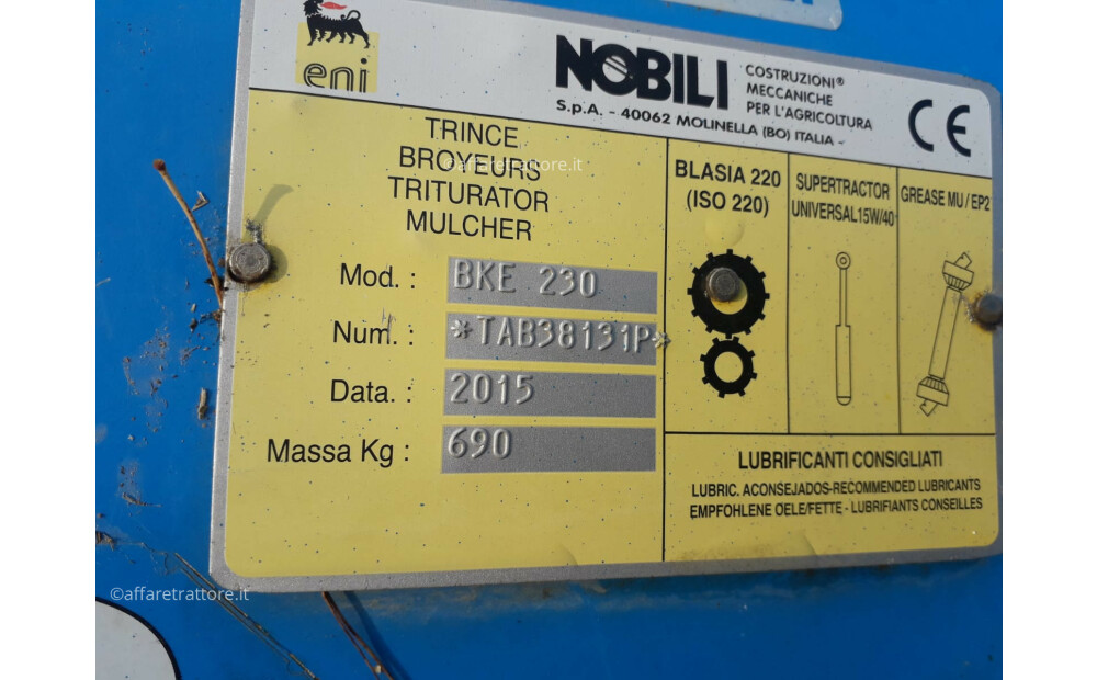 NOBILI BKE230 drobilnik - 2