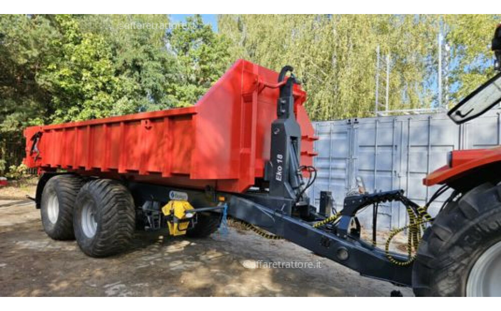 EkoAgri Hakenliftanhänger / Hooklift trailer / Remorque porte caisson / Hooklift trailer 18 t Novo - 12