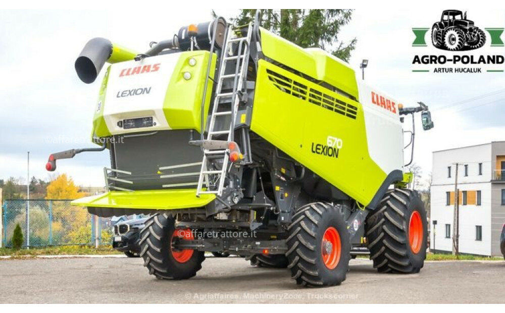 Claas LEXION 670 - ANNO 2019 - 4X4 - 1255 h - 3D + VARIO 770 - LASER PILOT Rabljeno - 3