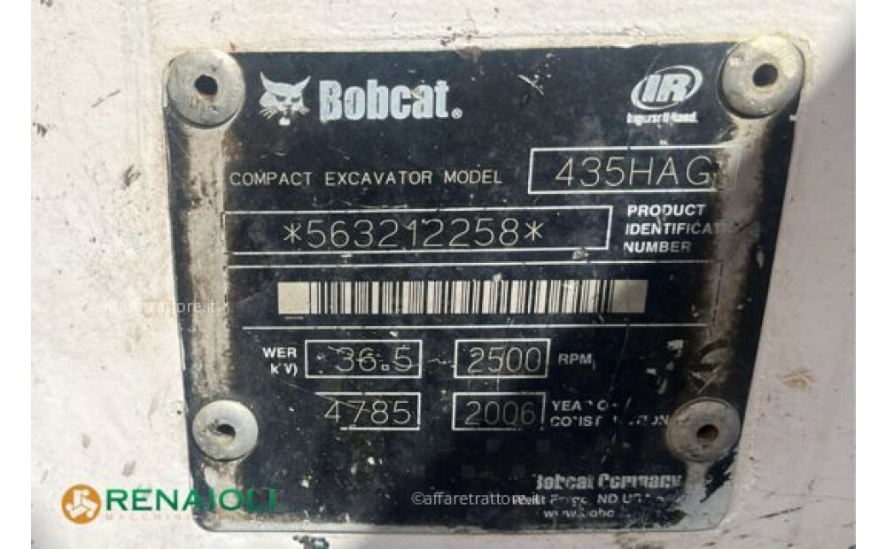 Bobcat MINIESCAVATORE 435 BOBCAT (AEI10852) Rabljeno - 6