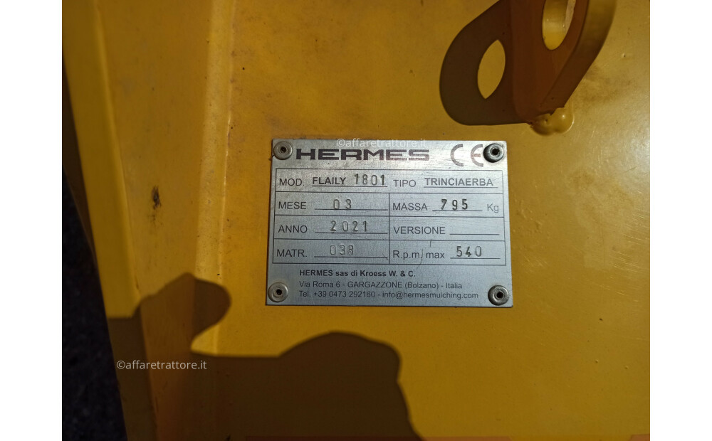 Hermes Falciatrice Mulching per vigneti e frutteti Usato - 3