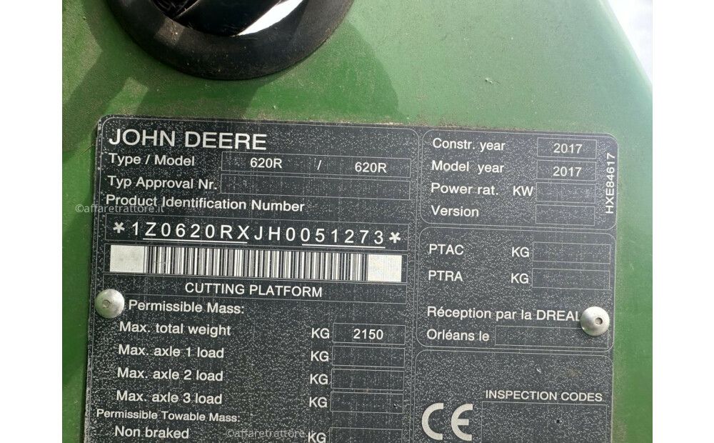 Rabljeni John Deere 620R - 2