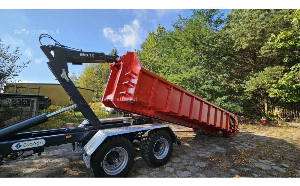 EkoAgri Hakenliftanhänger / Hooklift trailer / Remorque porte caisson / Hooklift trailer 12 t Novo - 2