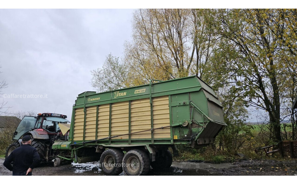 Krone Ladewagen / Forage wagon / Remorque autochargeuse / Прицеп для перевозки зеленых кормов TITAN R 48 GD Usato - 3