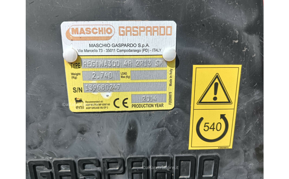 Maschio Gaspardo REGINA 300 Rabljeno - 2