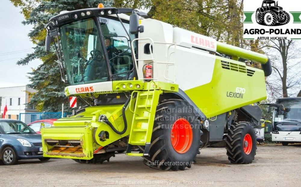 Claas LEXION 670 - ANNO 2019 - 4X4 - 1255 h - 3D + VARIO 770 - LASER PILOT Rabljeno - 10