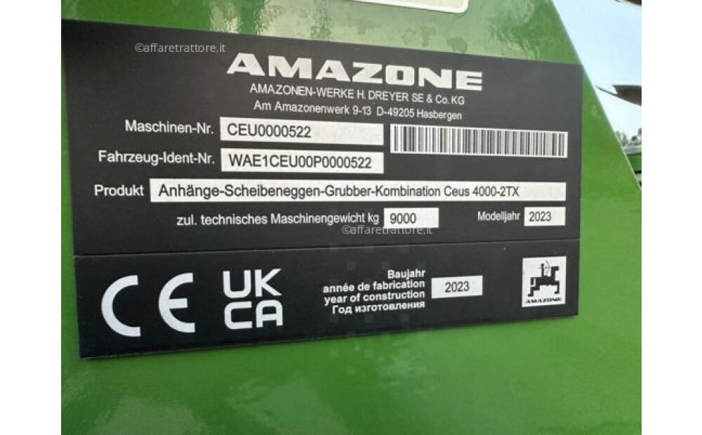 Amazone Ceus 4000-2TX Nova priprava - 6