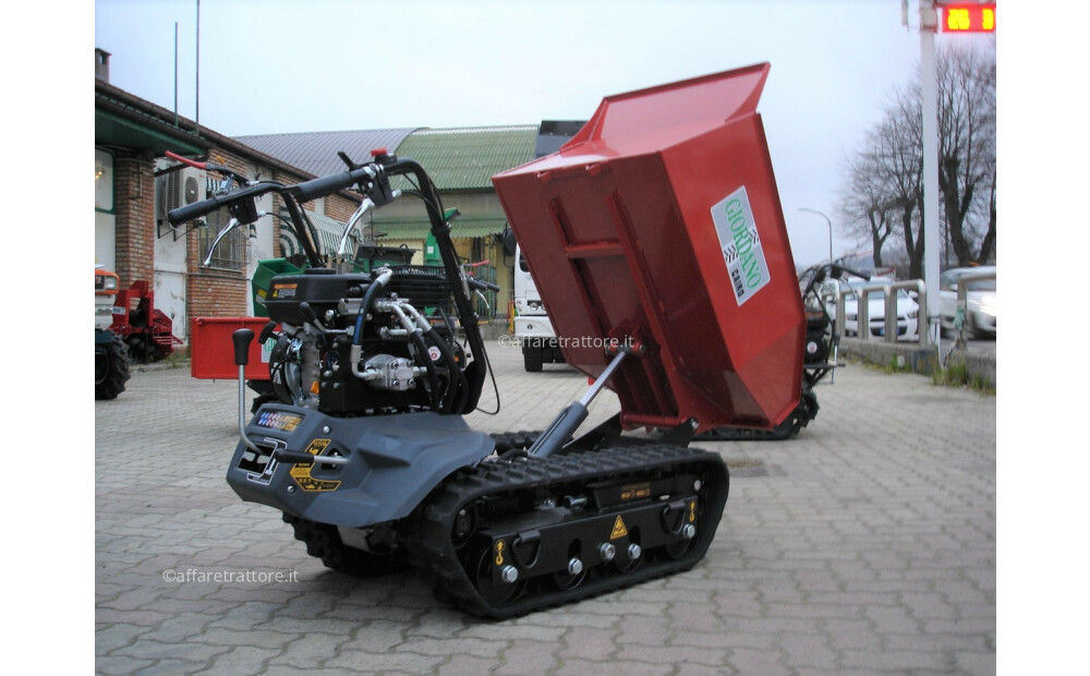 GIOR 600 Motocarriola Cingolata Zanetti - Cassone Dumper con Ribaltamento Idraulico Nuovo - 6