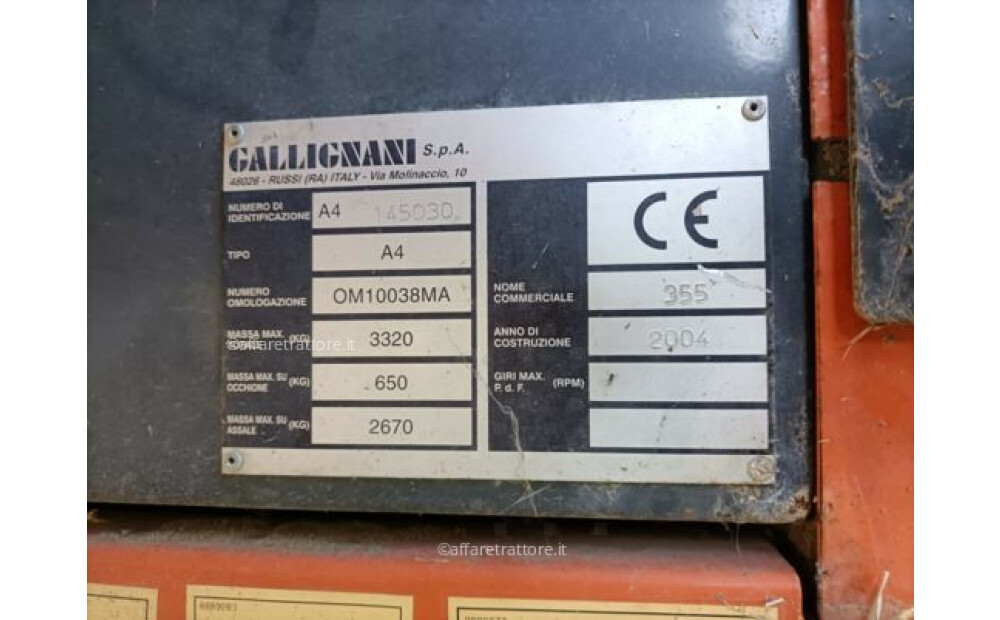 Rabljeni ROTOR Gallignani 355 LR - 5