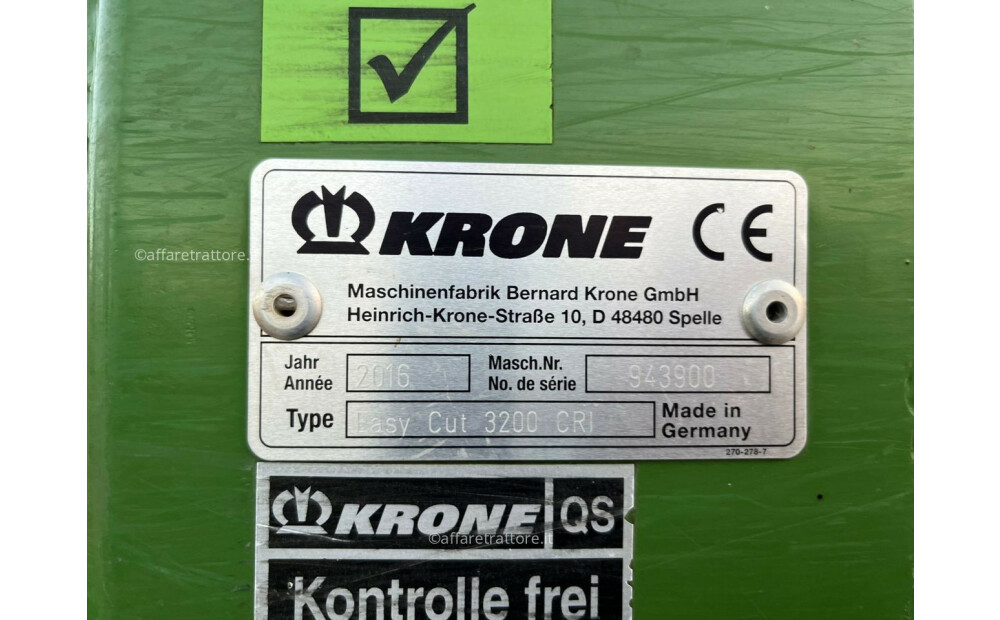 Krone Easy cut 3200 cri Rabljen - 3