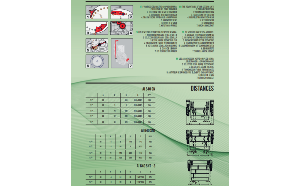 Agricola Italiana AI 640 SNT 3 Novo - 2