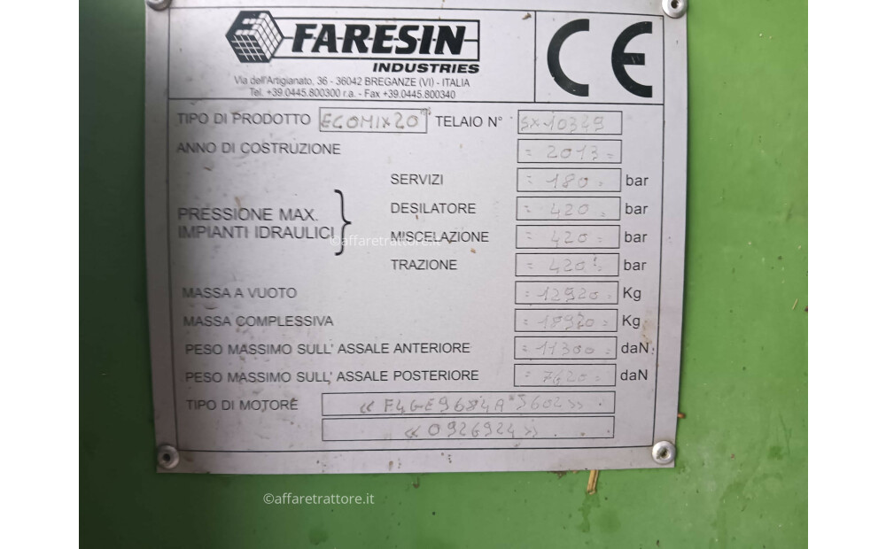 Faresin ECOMIX 20M3 Rabljeno - 3