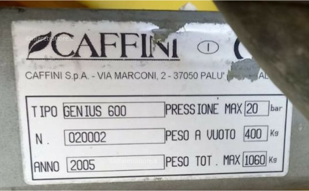 Caffini EUROTECH GENIUS 600 Rabljeno - 6