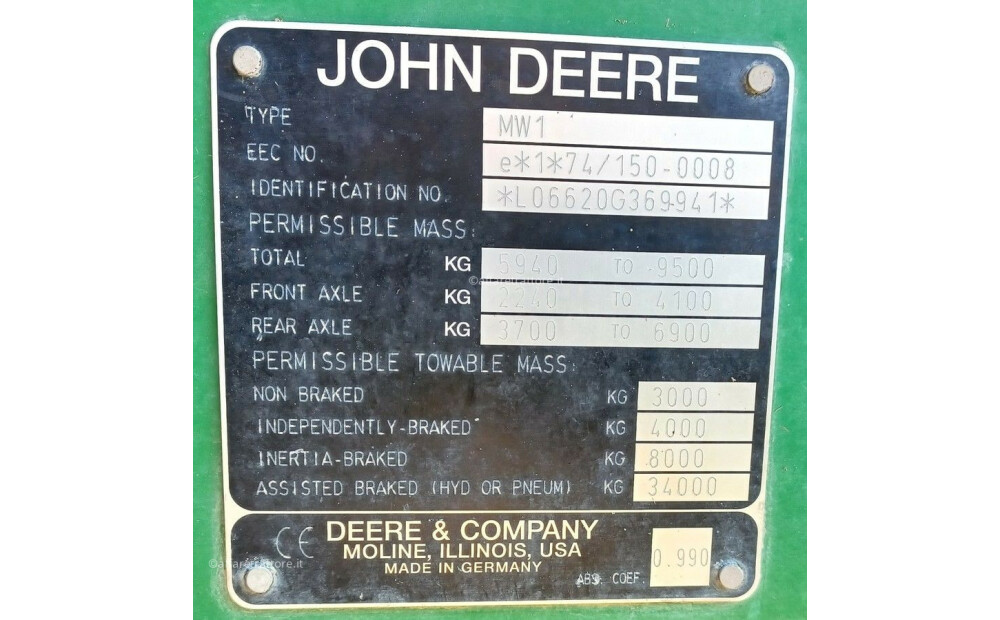 John Deere 6620 Rabljeno - 7