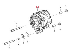 Alternatore SDF 2.9439.749.0 - 14V - 80A - MAHLE